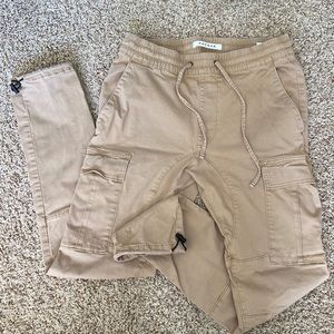 Mens Pacsun cargo khaki pants